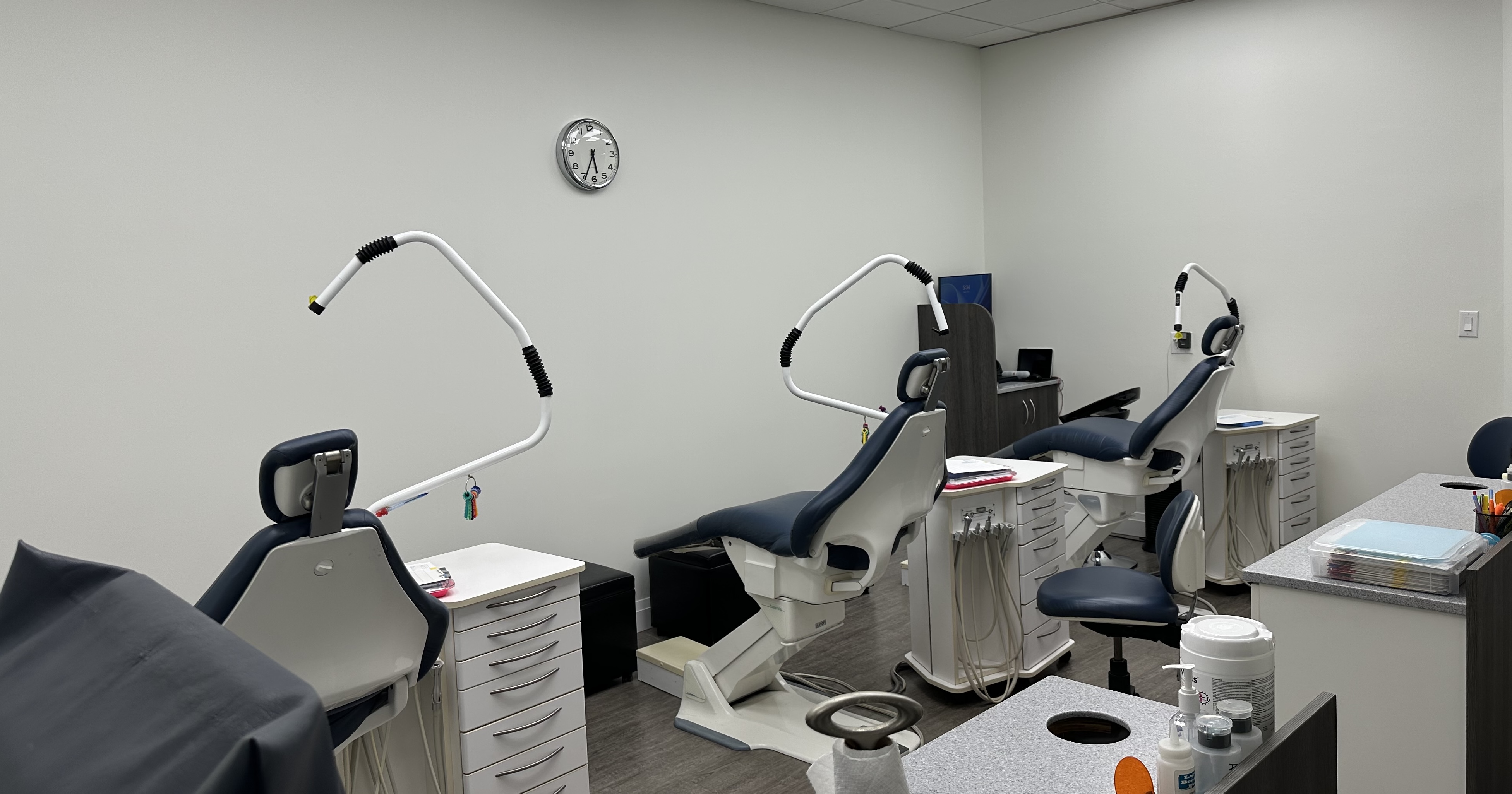 Wallpaper Remove, Drywall Resurface and Repaint — dental clinic renovation in Richmond Hill